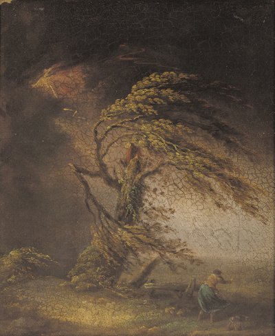 Un arbre frappé par la foudre - James (circle of) Ward