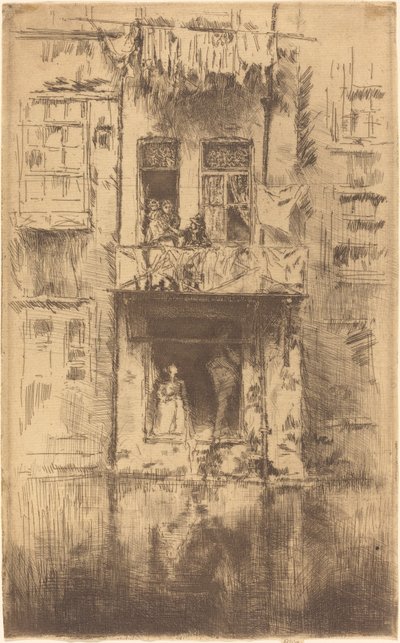 Balcon, Amsterdam, 1889 - James Abbott McNeill Whistler