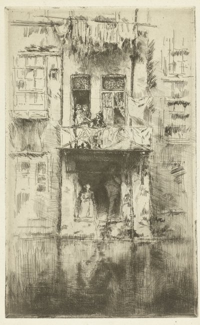 Balcony, Amsterdam - James Abbott McNeill Whistler