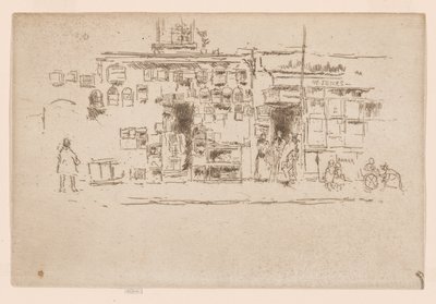 Cages à oiseaux, Chelsea, vers 1886-88 - James Abbott McNeill Whistler