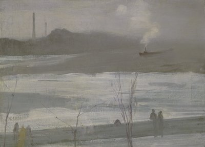 Chelsea sur glace - James Abbott McNeill Whistler