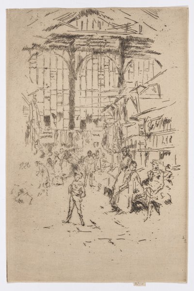 Échange de vêtements, Houndsditch, No.2, vers 1886-88 - James Abbott McNeill Whistler