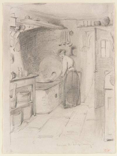Cuisine à Lutzelbourg, 1858 - James Abbott McNeill Whistler