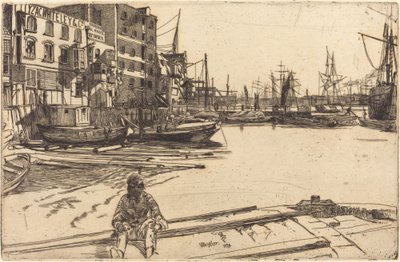 Eagle Wharf, 1859 - James Abbott McNeill Whistler