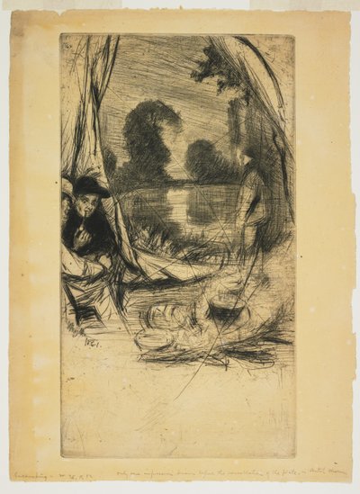 Lager aufschlagen - James Abbott McNeill Whistler