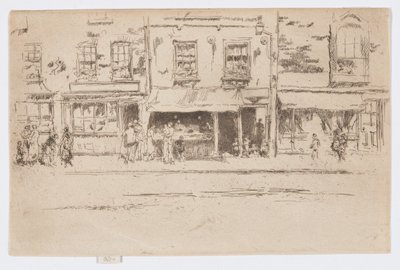 Poissonnerie, Chelsea, vers 1884-86 - James Abbott McNeill Whistler