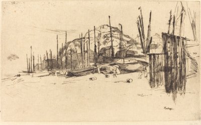 Bateaux de pêche, Hastings, 1877 - James Abbott McNeill Whistler