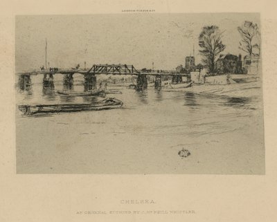 Vue générale de Chelsea - James Abbott McNeill Whistler