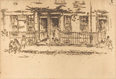 Justice Walk - Chelsea, vers 1886-1888 - James Abbott McNeill Whistler