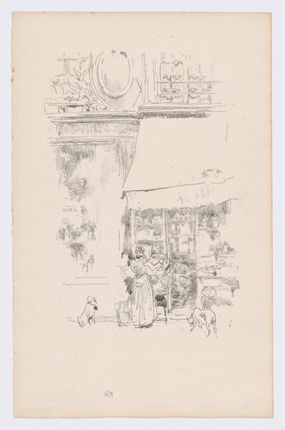 La Fruitière de la rue de Grenelle - James Abbott McNeill Whistler