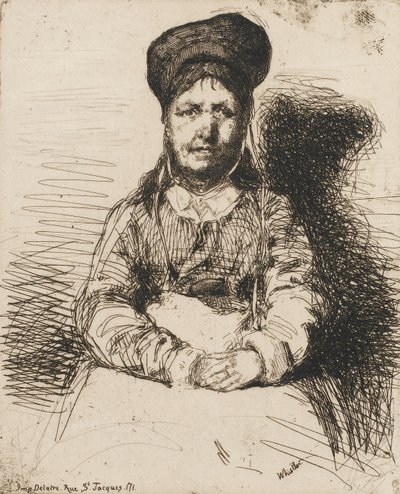 La Retameuse. Une des douze eaux-fortes de la nature Le Set français - James Abbott McNeill Whistler