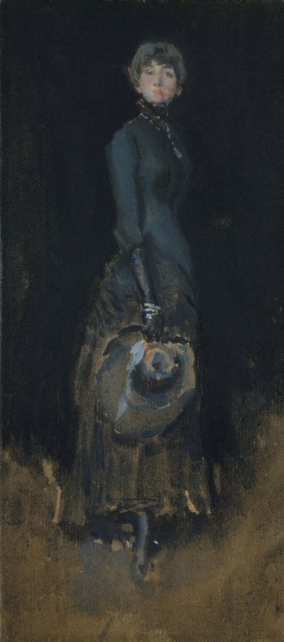 Dame en gris, vers 1883 - James Abbott McNeill Whistler