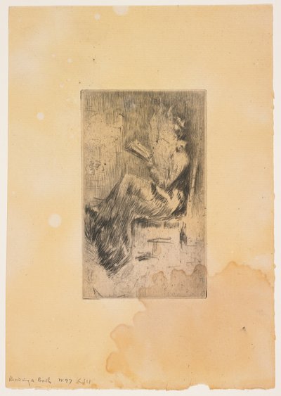 Ein Buch lesen - James Abbott McNeill Whistler