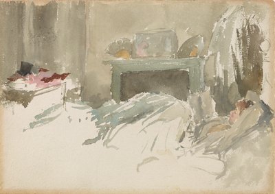 Repos au lit - James Abbott McNeill Whistler