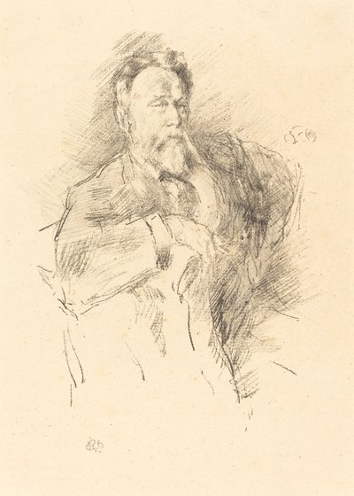 Esquisse de William E. Henley, 1896 - James Abbott McNeill Whistler