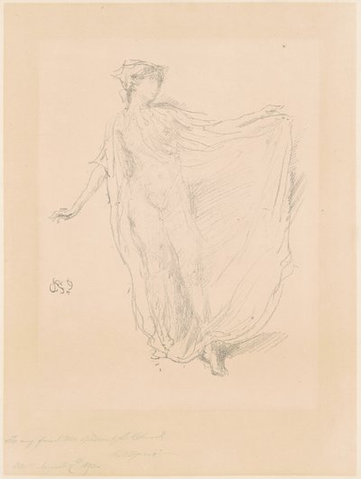 La Danseuse - James Abbott McNeill Whistler