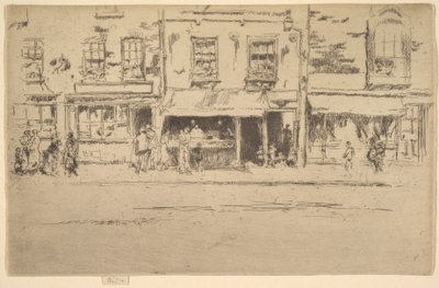 La poissonnerie, poissonnerie animée de Chelsea - James Abbott McNeill Whistler