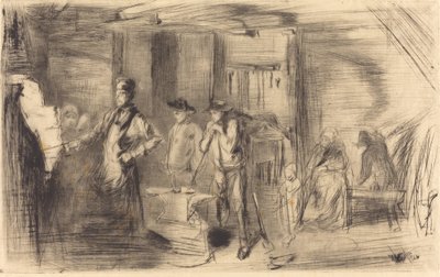 La Forge - James Abbott McNeill Whistler