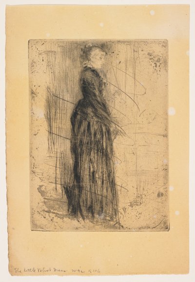 Das kleine Samtkleid - James Abbott McNeill Whistler