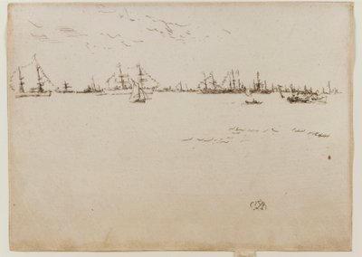 Navires de troupes, 1887 - James Abbott McNeill Whistler