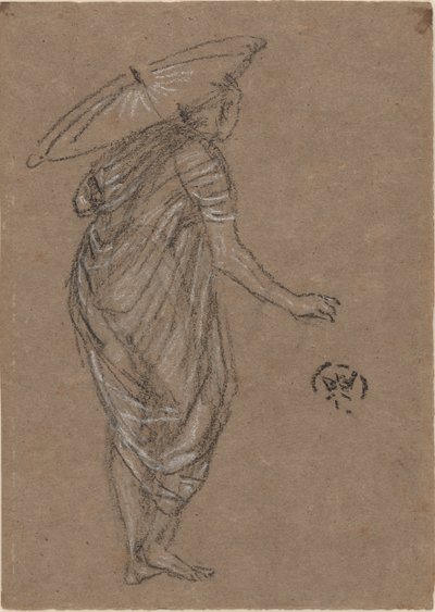 Femme avec parasol, 1870-1873 - James Abbott McNeill Whistler