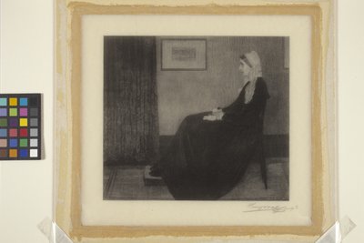 La mère de Whistler - James Abbott McNeill & Wolf Henry (1852 1916) Whistler