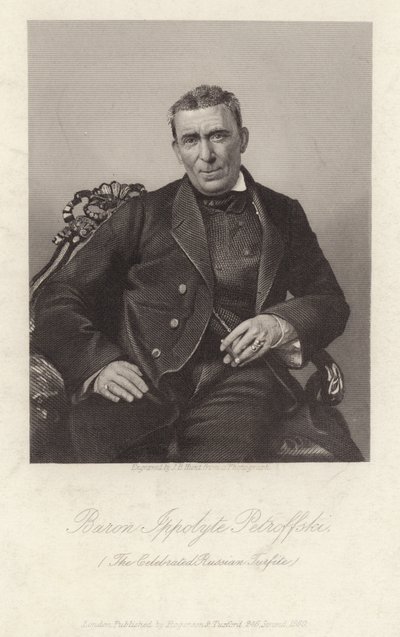 Baron Ippolyte Petroffski, turfiste russe, c.1860 - James B. Hunt