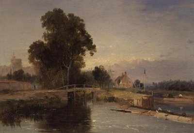 Barge avec une porte d