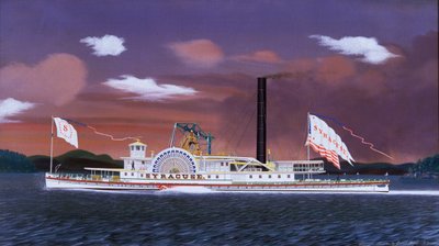 Le bateau à vapeur Syracuse - James Bard