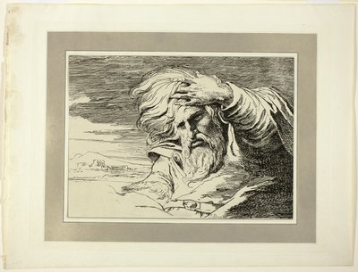 Patriarche oriental, du premier numéro de Specimens of Polyautography - James Barry