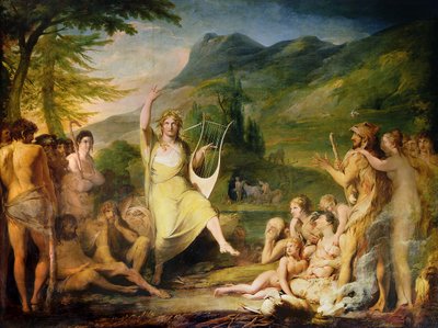 Orphée, premier de la série Le Progrès de la Culture et de la Connaissance Humaines, c.1777-84 - James Barry