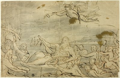 Étude pour le Commerce ou le Triomphe de la Tamise - James Barry