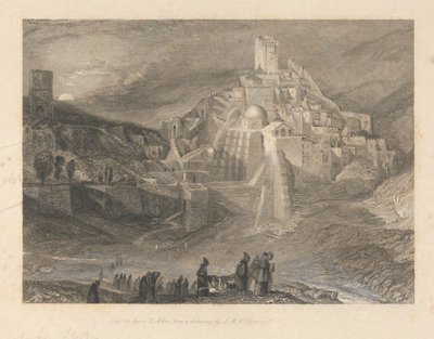 Santa Sabas et le ruisseau Kidron - James Baylis Allen