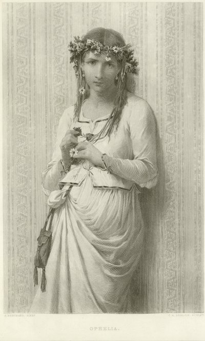 Ophélie (gravure) - James Bertrand