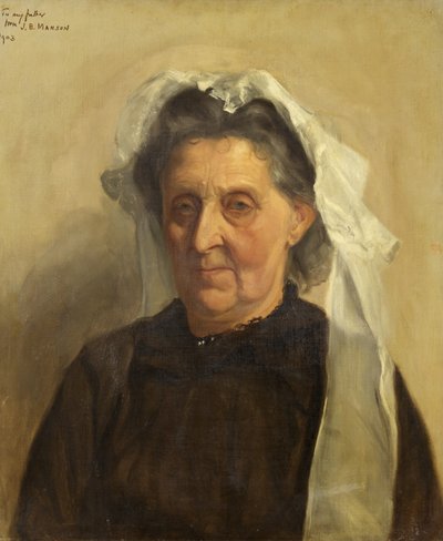 Vieille femme en bonnet blanc, 1903 - James Bolivar Manson
