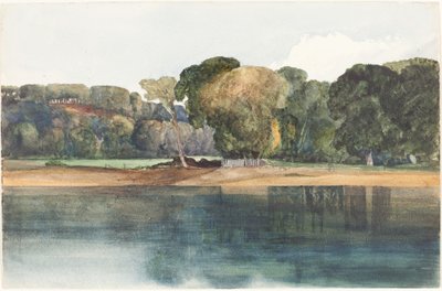 Paysage avec Arbres et Eau - James Bulwer