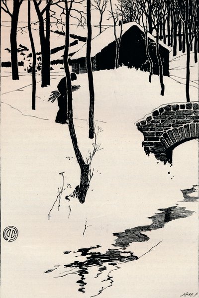 Un cottage dans un bois, vers 1897 - James Cadenhead