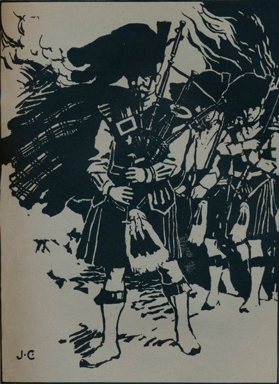 Illustration de la ballade de Riccardo Stephens, Le joueur de cornemuse de l