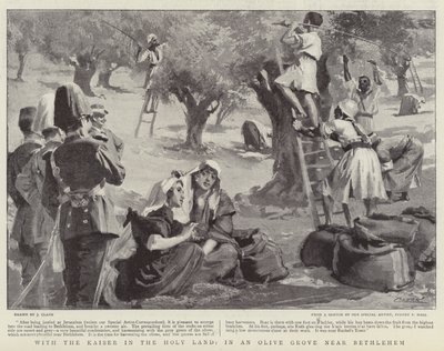 Avec le Kaiser en Terre Sainte, dans une oliveraie près de Bethléem - James Clark