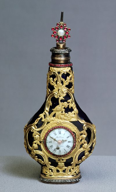 Flacon à parfum avec montre et boussole - James Cox