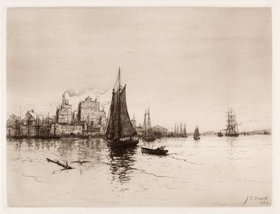 Scène de port, 1884 - James Craig Nicoll