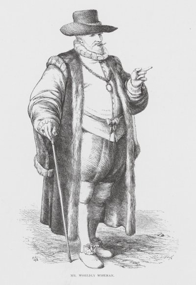Monsieur Sagesse Mondaine (gravure) - James Dawson Watson