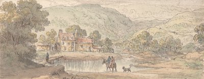 Traversée du ruisseau dans une vallée de montagne - James Duffield Harding