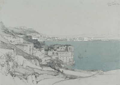 Naples depuis la Strada Nouva, 26 nov. 1830 - James Duffield Harding