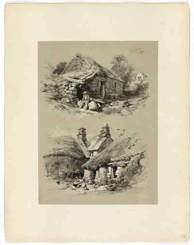 Port de Clwyd et South Brent, Devon, de Sélections pittoresques - James Duffield Harding