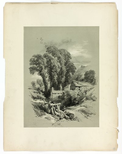 Row W. Trefriw, Pays de Galles, de Sélections Pittoresques - James Duffield Harding