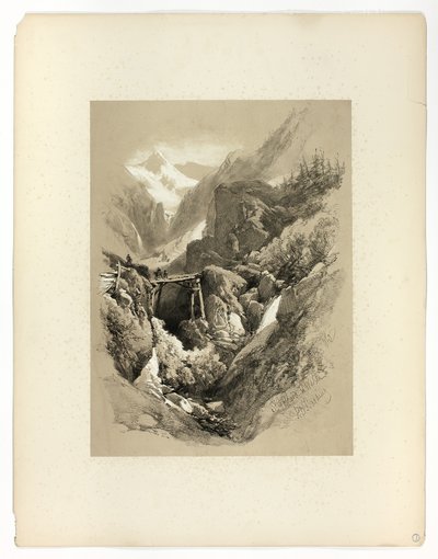Saint Gothard, W. Wasen, de Sélections pittoresques - James Duffield Harding