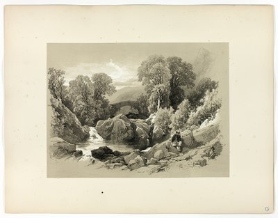 Pont de Sledde, de Sélections pittoresques - James Duffield Harding