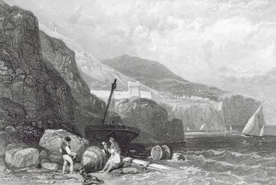 Vico, baie de Naples, Italie (gravure) - James Duffield Harding