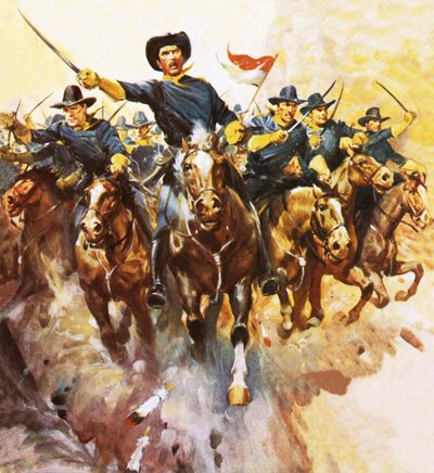 Charge de la cavalerie américaine - James Edwin McConnell